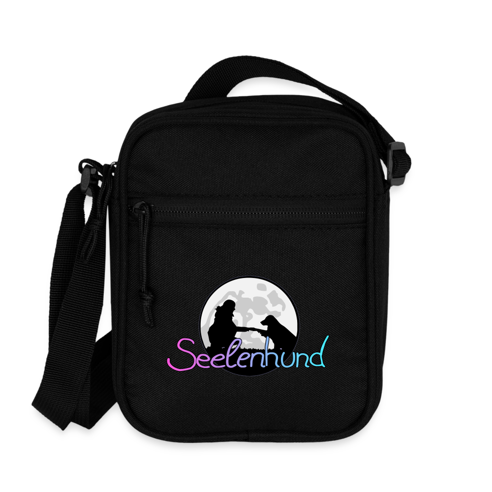 Umhängetasche "Seelenhund", klein - Schwarz