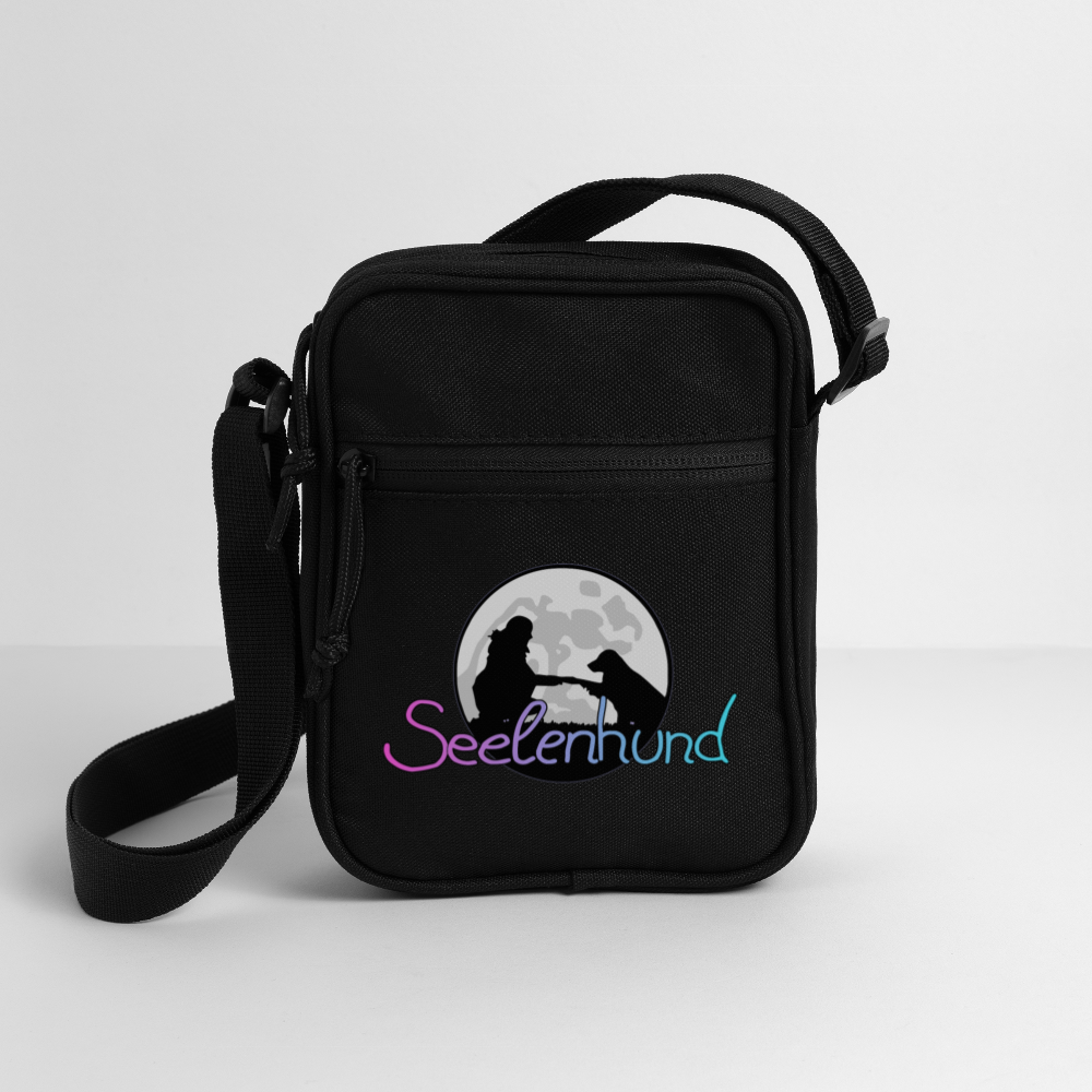 Umhängetasche "Seelenhund", klein - Schwarz