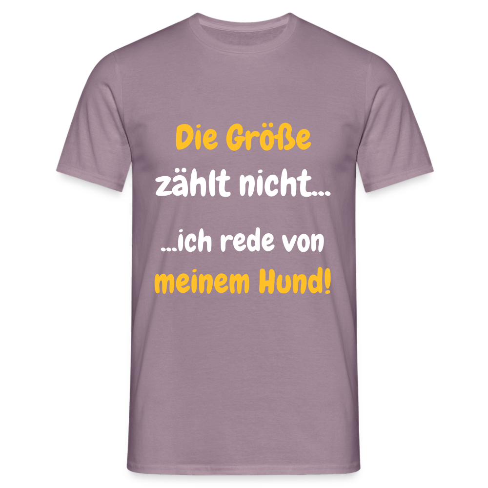 Männer T-Shirt - Lilagrau