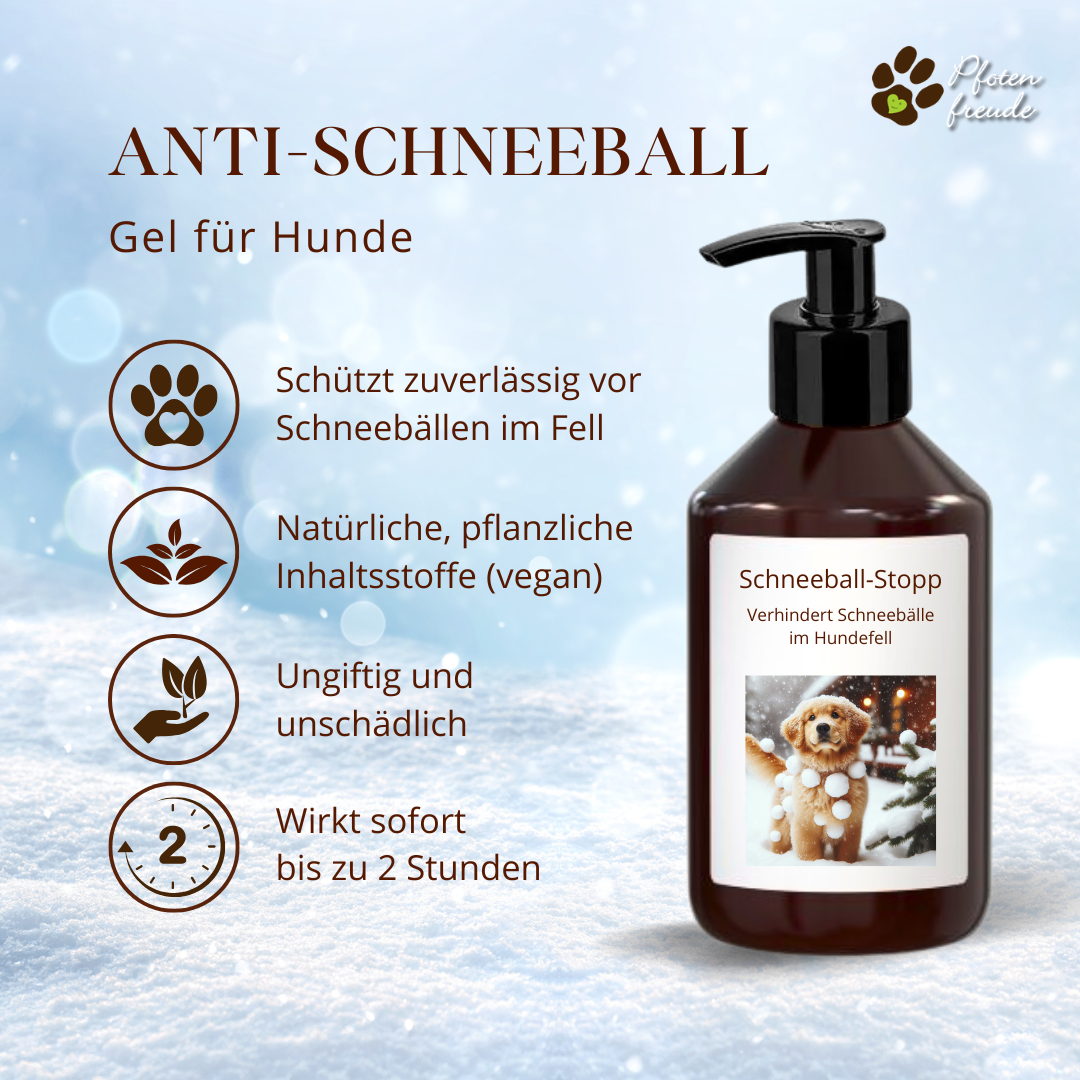 Anti Schneeball Spray Hund Hundefell