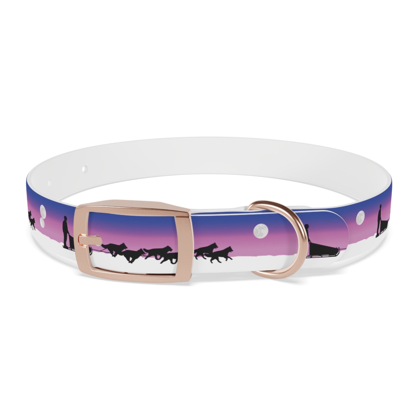Biothane Halsband Schlittenhunde Winter bedruckt