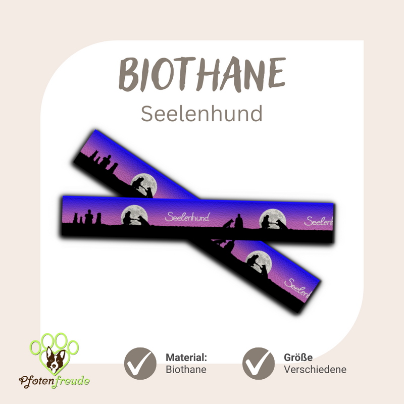 Biothane UV bedruckt Druck Seelenhund