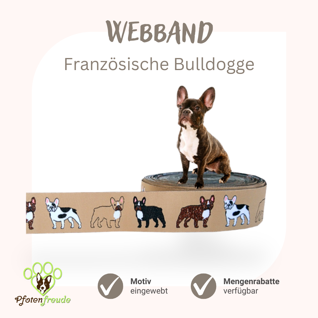 Webband Französische Bulldogge