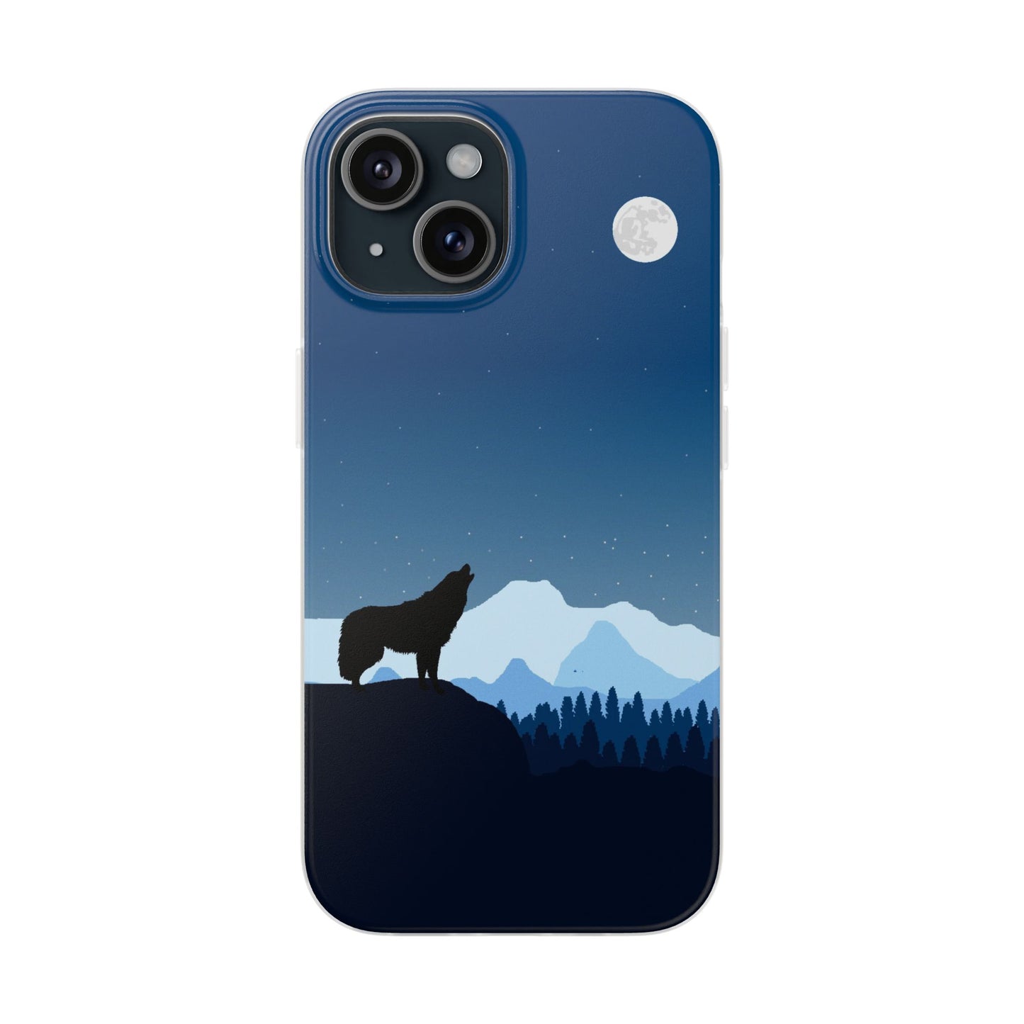 Handyhülle "Mountain Wolf" für iPhone