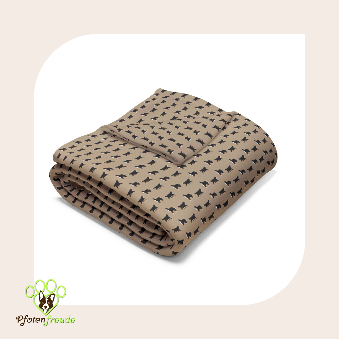 Stoff Hundemotiv Bernersennenhund