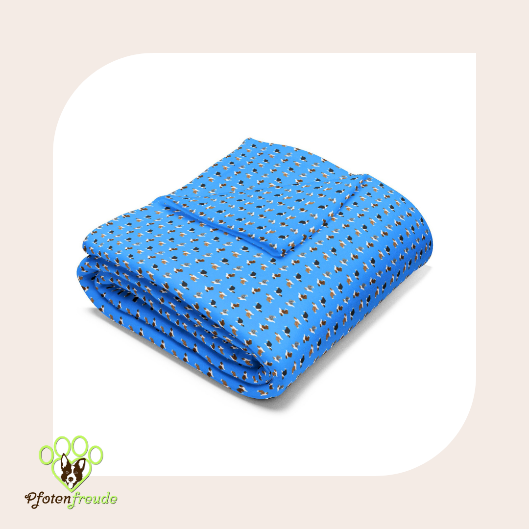 Stoff Hundemotiv Collie