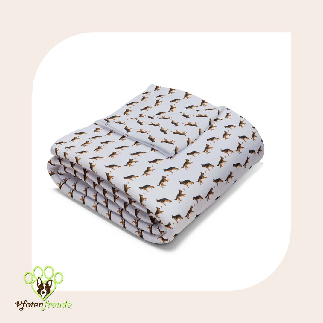 Stoff Hundemotiv Schaeferhund