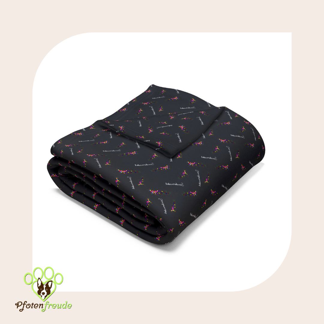 Stoff Hundemotiv Mischling Sondermodell Hunde