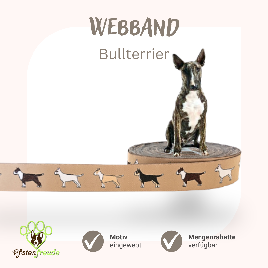 Webband Hund Bullterrier