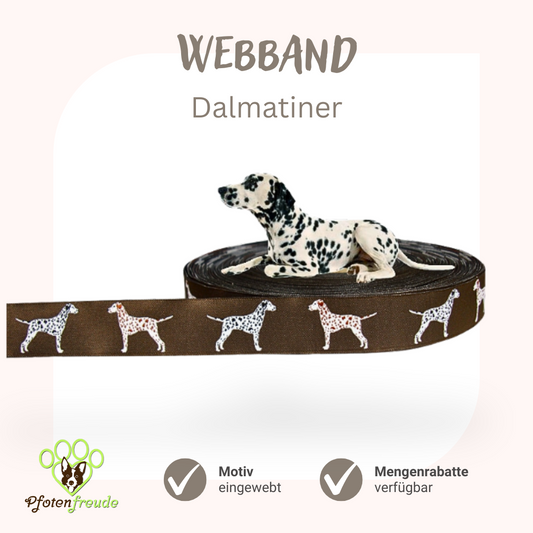 Webband Hund Dalmatiner