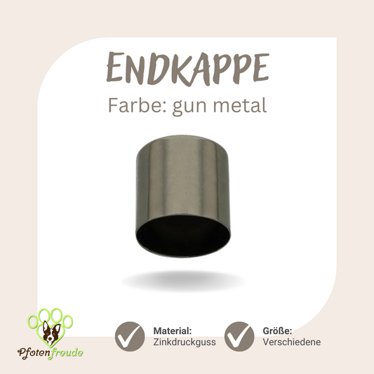 Seilendkappe gun metal