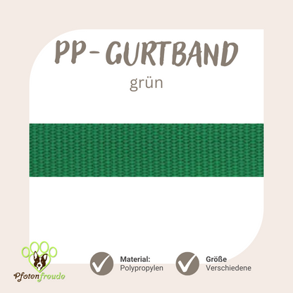 ABVERKAUF! PP-Gurtband für Hundezubehör, viele Farben und Größen
