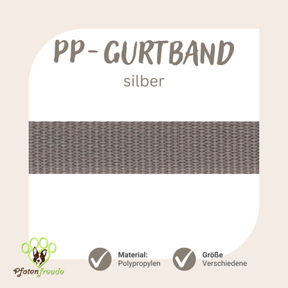 ABVERKAUF! PP-Gurtband für Hundezubehör, viele Farben und Größen