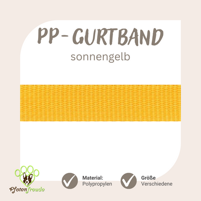 ABVERKAUF! PP-Gurtband für Hundezubehör, viele Farben und Größen