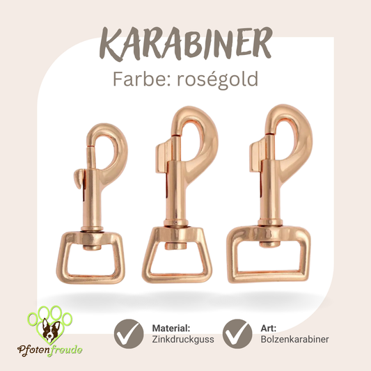 Karabinerhaken rosegold