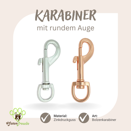 Karabinerhaken 13mm rund für Seile