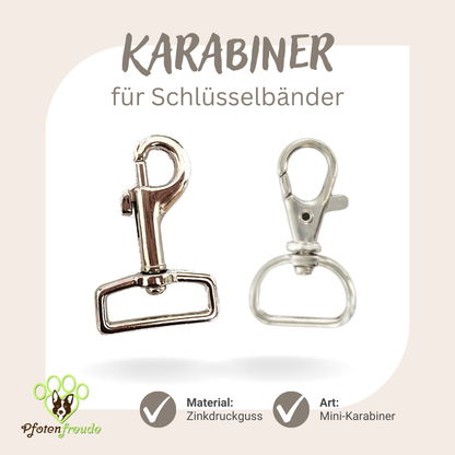 Karabiner für Schlüsselbänder