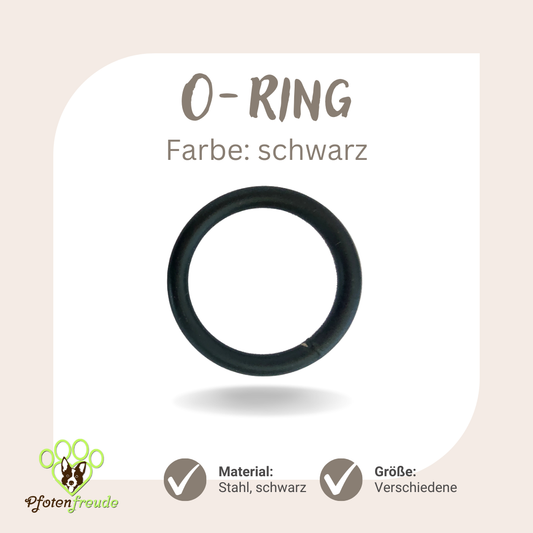 O-Ring Stahl, schwarz