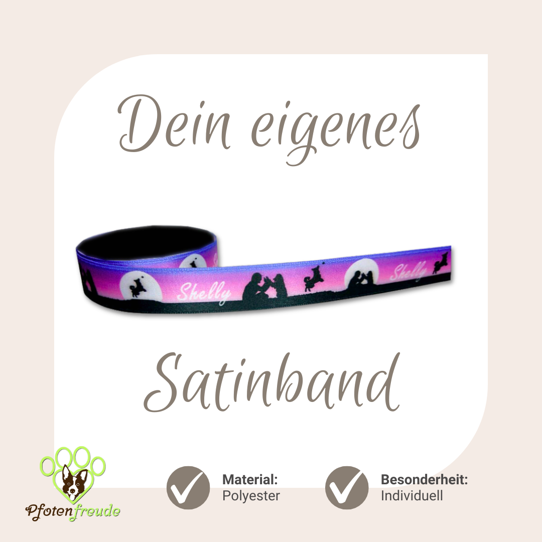 Satinband individuell Logo