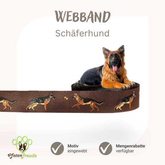 Webband Hund Schäferhund