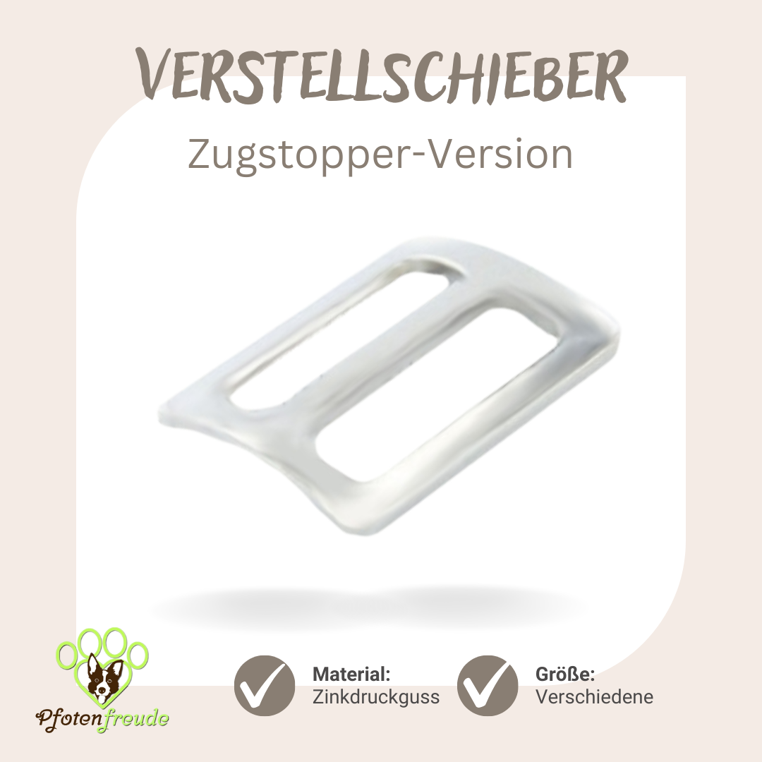 Verstellschieber Zugstopp